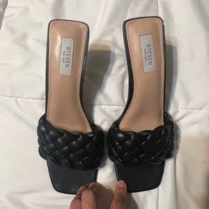 Steve Madden Braided Sandal Heels 9.5